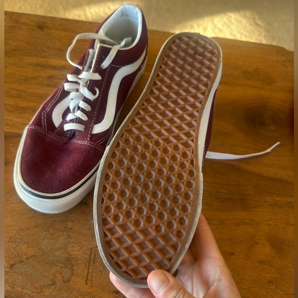 Burgundy VANS - Picture 3 of 5